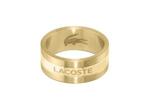 7613272509961 - Fingerring LACOSTE Schmuck Edelstahl Herrenring ADVENTURER Fingerringe Gr 64 Edelstahl 9 mm gelb (gelbgoldfarben) Herren Fingerringe