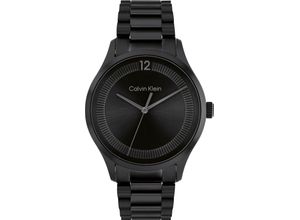 7613272516570 - Quarzuhr CALVIN KLEIN ICONIC 25200227 Armbanduhren schwarz Herren Hochzeitsmode Armbanduhr Herrenuhr Mineralglas IP-Beschichtung