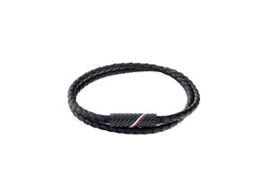 7613272521550 - Armband TOMMY HILFIGER Schmuck Edelstahl Armschmuck Lederarmband Armbänder Gr Leder-Edelstahl schwarz Herren Hochzeitsmode