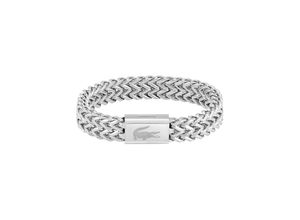 7613272522496 - Armband LACOSTE Schmuck Edelstahl Fantasiekette WEAVE Armbänder Gr Edelstahl silberfarben (edelstahlfarben) Herren Hochzeitsmode