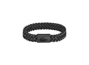 7613272522519 - Armband LACOSTE Schmuck Edelstahl Fantasiekette WEAVE Armbänder Gr Edelstahl schwarz Herren Hochzeitsmode