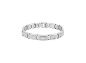 7613272522830 - Armband LACOSTE Schmuck Edelstahl Armschmuck Gliederarmband STENCIL Armbänder Gr Edelstahl silberfarben (edelstahlfarben) Herren Hochzeitsmode Bestseller