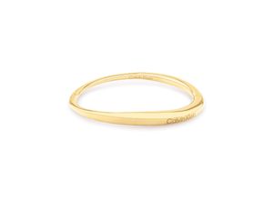 7613272523820 - Armreif CALVIN KLEIN Schmuck Edelstahl Armschmuck ELONGATED DROPS Armbänder Gr Edelstahl goldfarben (gelbgoldfarben) Damen