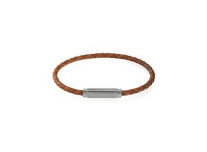 7613272524537 - Armband CALVIN KLEIN Schmuck Edelstahl Armschmuck Lederarmband ARCHITECTURAL Armbänder Gr Leder-Edelstahl braun (braun grau) Herren Hochzeitsmode