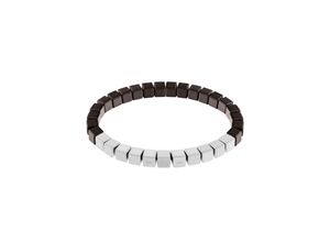 7613272524612 - Armband CALVIN KLEIN Schmuck Edelstahl Armschmuck Zugarmband Beads ARCHITECTURAL Armbänder Gr Holz-Edelstahl silberfarben (braun edelstahlfarben) Herren Hochzeitsmode