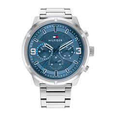 7613272526012 - Multifunktionsuhr TOMMY HILFIGER SPORT 1792077 Armbanduhren blau (silberfarben) Herren Hochzeitsmode Quarzuhr Armbanduhr Herrenuhr Datum 1224-Std-Anzeige analog