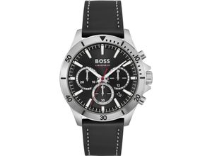 7613272527484 - Chronograph BOSS TROPER 1514055 Armbanduhren schwarz Herren Hochzeitsmode Quarzuhr Herrenuhr Armbanduhr Stoppfunktion Datum