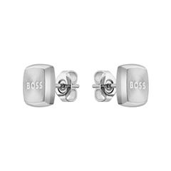 7613272529006 - Paar Ohrstecker BOSS Schmuck Edelstahl Ohrschmuck Ohrringe YANN Gr Edelstahl silberfarben (edelstahlfarben) Herren Hochzeitsmode