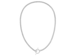 7613272529068 - Kette ohne Anhänger BOSS Schmuck Edelstahl Halsschmuck Fischgrätkette ZIA Halsketten Gr Edelstahl Länge 46 cm Breite 5 mm silberfarben (edelstahlfarben) Damen Ketten ohne Anhänger