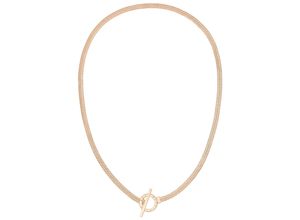 7613272529082 - Kette ohne Anhänger BOSS Schmuck Edelstahl Halsschmuck Fischgrätkette ZIA Halsketten Gr Edelstahl Länge 46 cm Breite 5 mm rosegold (roségoldfarben) Damen Ketten ohne Anhänger zu Hoodie Shirt Jeans Sneaker Underwear HUGO BOSS ORANGE