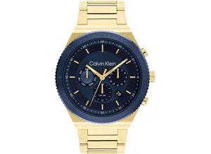 7613272530118 - Multifunktionsuhr CALVIN KLEIN SPORT 25200302 Armbanduhren goldfarben Herren Hochzeitsmode Quarzuhr Armbanduhr Herrenuhr Datum 1224-Stunden-Anzeige