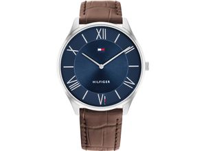 7613272536240 - Quarzuhr TOMMY HILFIGER DRESS 1710536 Armbanduhren braun Herren Hochzeitsmode Armbanduhr Herrenuhr analog