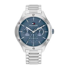 7613272540414 - Multifunktionsuhr TOMMY HILFIGER CLASSIC 1782657 Armbanduhren silberfarben Damen Quarzuhren Quarzuhr Armbanduhr Damenuhr Datum 1224-Stunden-Anzeige