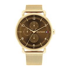 7613272540476 - Multifunktionsuhr TOMMY HILFIGER 1782663 Armbanduhren goldfarben Damen Quarzuhren Quarzuhr Armbanduhr Damenuhr Datum 1224-Stunden-Anzeige