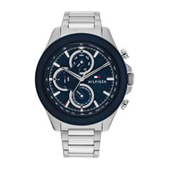 7613272540612 - Multifunktionsuhr TOMMY HILFIGER SPORT 1792080 Armbanduhren silberfarben Herren Hochzeitsmode Quarzuhr Armbanduhr Herrenuhr Datum 1224-Std-Anzeige analog