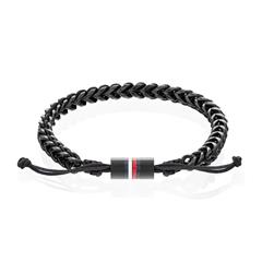 7613272545068 - Armband TOMMY HILFIGER Schmuck Edelstahl Armschmuck Nylonarmband Armbänder Gr Edelstahl-Nylon schwarz Herren Hochzeitsmode