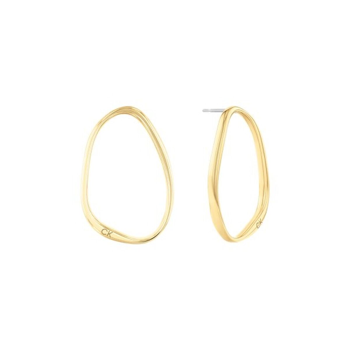 7613272545860 - Damenohrringe SCULPTURAL Edelstahl Gold 7613272545860 - Damenohrringe SCULPTURAL Edelstahl Gold