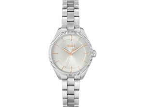 7613272563857 - Quarzuhr BOSS SAGE 1502726 Armbanduhren silberfarben Damen Quarzuhren Damenuhr Armbanduhr analog