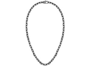 7613272565226 - Kette ohne Anhänger BOSS Schmuck Edelstahl Halsschmuck Ankerkette KANE Halsketten Gr Edelstahl Länge 58 cm Breite 8 mm grau Herren Ketten ohne Anhänger