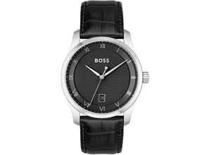 7613272571999 - Quarzuhr BOSS PRINCIPLE 1514122 Armbanduhren schwarz Herren Hochzeitsmode Herrenuhr Armbanduhr Datum analog