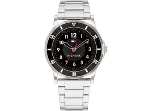 7613272576871 - Quarzuhr TOMMY HILFIGER KIDS Armbanduhren silberfarben Kinder Kinderuhren Kinderuhr Armbanduhr Lernuhr Jungen Schulanfang Geschenkidee