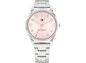 7613272576901 - Quarzuhr TOMMY HILFIGER KIDS Armbanduhren silberfarben Kinder Kinderuhren Kinderuhr Armbanduhr Lernuhr Mädchen Schulanfang Geschenkidee