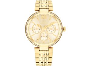 7613272576956 - Multifunktionsuhr TOMMY HILFIGER SOPHIA Armbanduhren goldfarben Damen Quarzuhren Quarzuhr Armbanduhr Damenuhr Datum 1224-Stunden-Anzeige 7613272576956 - Multifunktionsuhr TOMMY HILFIGER SOPHIA Armbanduhren goldfarben Damen Quarzuhren Quarzuhr Armbanduhr Damenuhr Datum 1224-Stunden-Anzeige