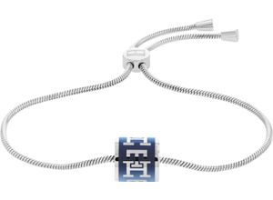 7613272579643 - Armband TOMMY HILFIGER SS24 BARREL 2780887 2780890 Armbänder Gr Edelstahl blau (edelstahlfarben blau) Damen Armbänder Silber mit Emaille