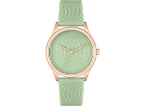 7613272586689 - Quarzuhr LACOSTE FALDA Armbanduhren grün Damen Armbanduhr Damenuhr Mineralglas analog Silikonarmband