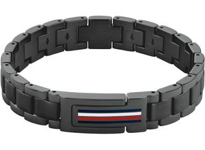 7613272606899 - Armband TOMMY HILFIGER MASON 2790596 2790597 2790598 Armbänder Gr Edelstahl bunt (schwarz weiß blau rot) Herren