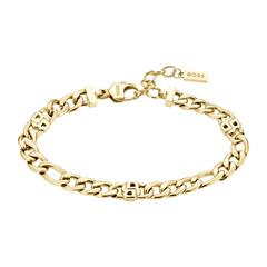 7613272614535 - Damen Figaroarmband Double B aus Edelstahl gold