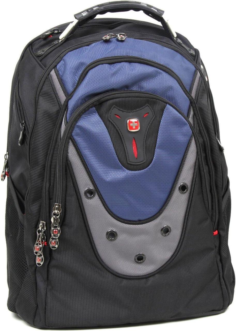 7613329007969 - Laptop Rucksack Ibex Laptops von 156-173 Laptopfach seitliche Netztaschen L 230 x B 340 x H 470 mm 25 l Polyester schwarz blau grau