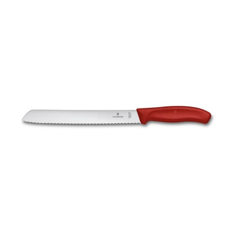 7613329095997 - V-686 3121B Swiss Classic 21cm Brotmesser Wellenschliff rot V-686 3121B 7613329095997