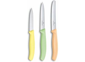 7613329141892 - Gemüsemesser-Set 3-teilig hellgelb hellgrün hellorange - Victorinox