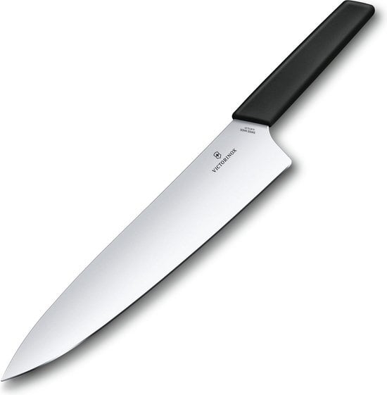 7613329150474 - Swiss Modern Kochmesser - 25cm - rostfreier Stahl PP Kunststoff - Schwarz