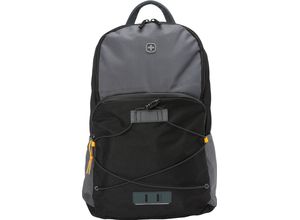 7613329178355 - WENGER® Rucksack Laptopfach gepolsterter Rücken Seitentaschen 22 L schwarz