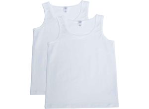 7613381027165 - Tank Top U-Ausschnitt für Herren weiß M