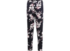 7613381162620 - Favourites Daisy Schlafhose florales Muster für Damen blau L