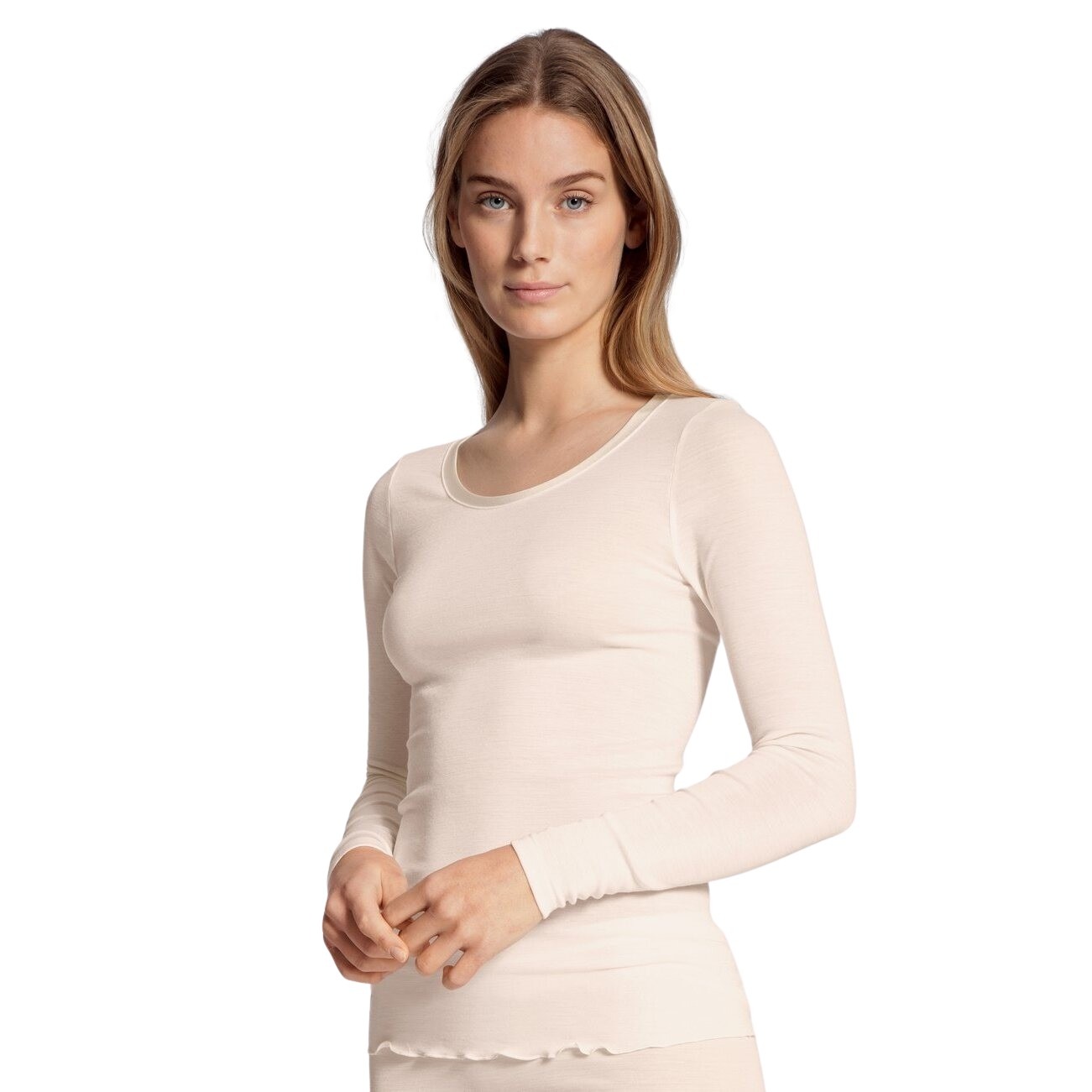 7613381210673 - Langarmshirt Wolle Seide Damen Calida True Confidence