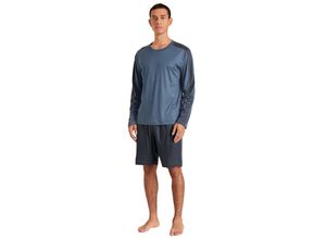 7613381339275 - Deepsleep-Wear Schlafanzug-Oberteil feuchtigkeitsregulierend für Herren blau XL