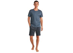 7613381339589 - Deepsleep-Wear Schlafanzug-Oberteil feuchtigkeitsregulierend für Herren blau L