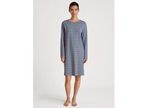 7613381355381 - Spring Nights Sleepshirt Langarm atmungsaktiv für Damen blau M