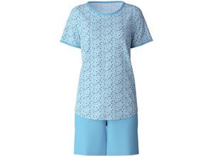 7613381359730 - 41541 Damen Pyjama 565 BLUE TOPAZ L blau XS