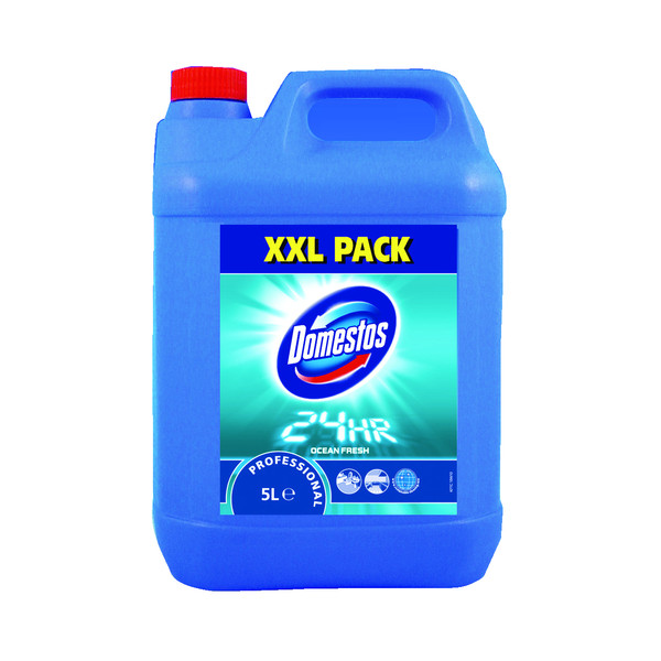 7615400104581 - WC-Reiniger 24 h WC-Gel Ocean Fresh XXL-Pack Kanister 5 Liter 7615400104581 Domestos