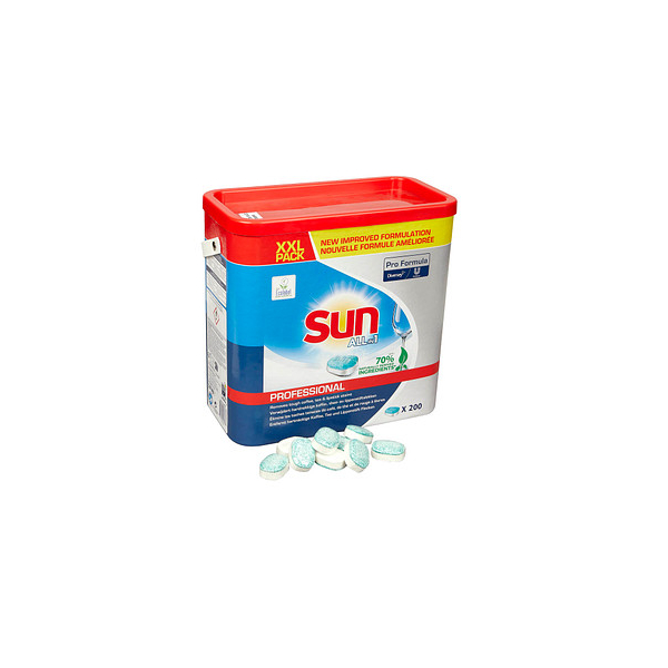 7615400851652 - Sun Pro Formula All-in-1 Spülmaschinentabs Solid Classic 200 Stück