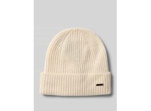 7616199371321 - Strickmütze aus Kaschmir mit Label-Detail Modell FENOL