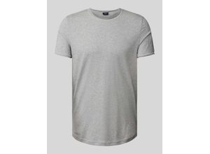 7616351843208 - T-Shirt mit geripptem Rundhalsausschnitt Modell Cliff