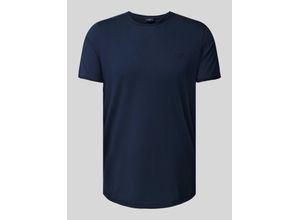 7616351843321 - T-Shirt mit geripptem Rundhalsausschnitt Modell Cliff