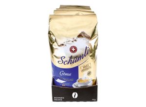 7617014186366 - Schweizer Schümli Crema ganze Kaffeebohnen 1 kg 4er Pack