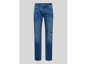 7617336183951 - Slim Fit Jeans mit Label-Detail Modell Stephen